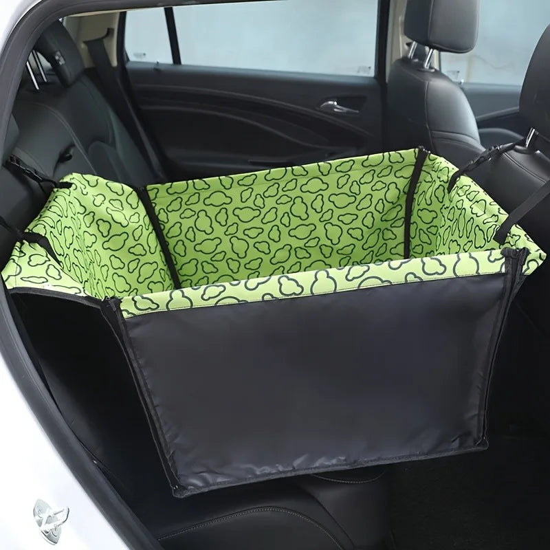 1pc Car Pet Mat, Polyester Fiber Material, Rear Seat Pet Mat for Small and Medium Dogs, Suitable for Traveling and Car Use