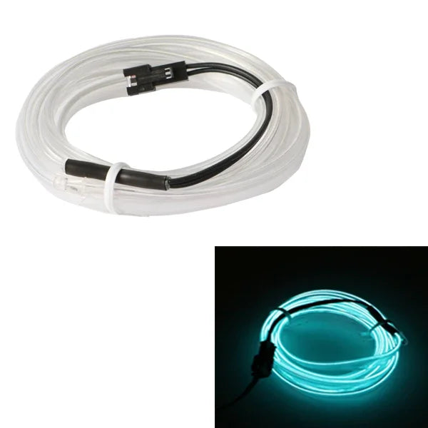 5m Car Interior Accessories Atmosphere Lamp EL Cold Light Line DIY Decorative Dashboard Console Auto LED Ambient Lights