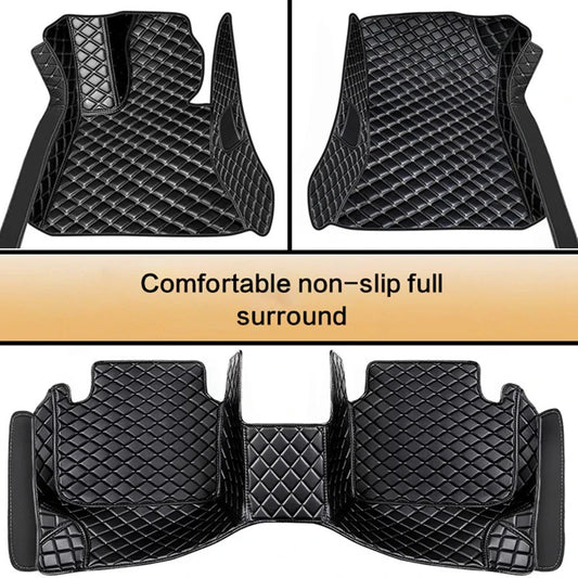 customization Car Floor Mats Pedal Pads Special Artificial Leather Carpet  For BMW X3 2018 2019 2020 Interior Car Accessories