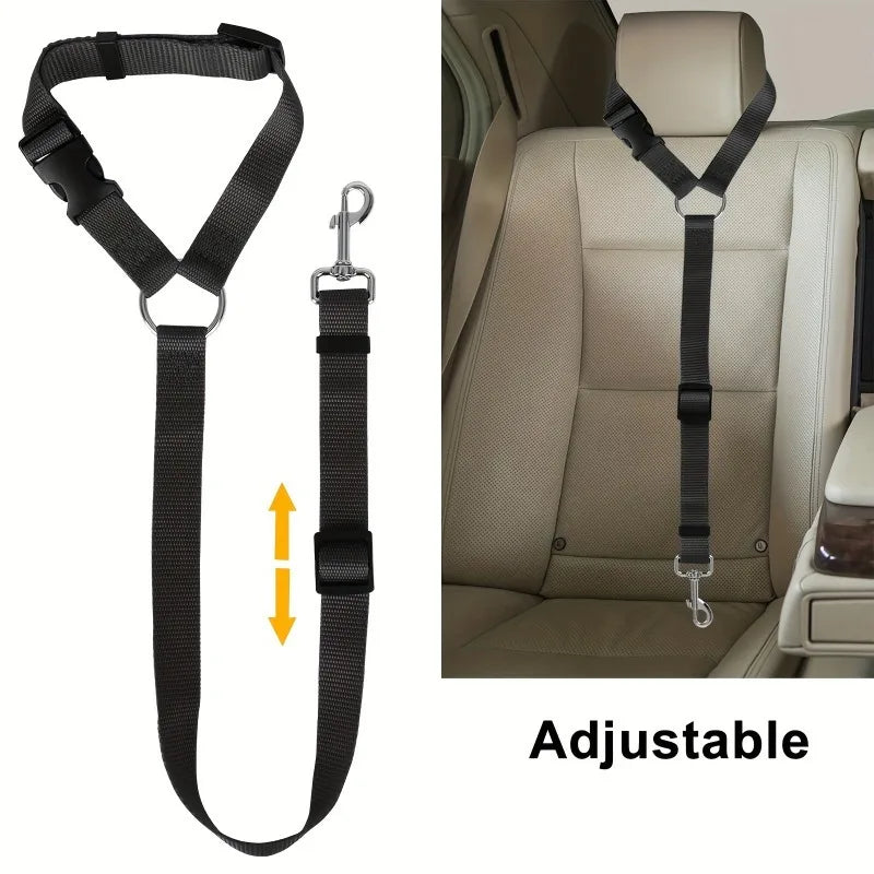 2pc Pet Cat Dog Car Seat Belt Suitable for Universal Safety Buckle Adjustable Safety Rope Dog Car Seat Belts Dog Accessoires