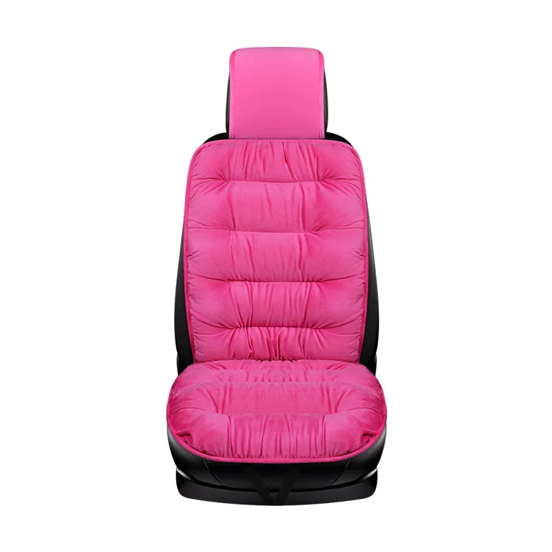 Winter Down Car Seat Cushion Breathable, Warm and Wear-resistant  Car Front Seat  Cover Split Headcap
