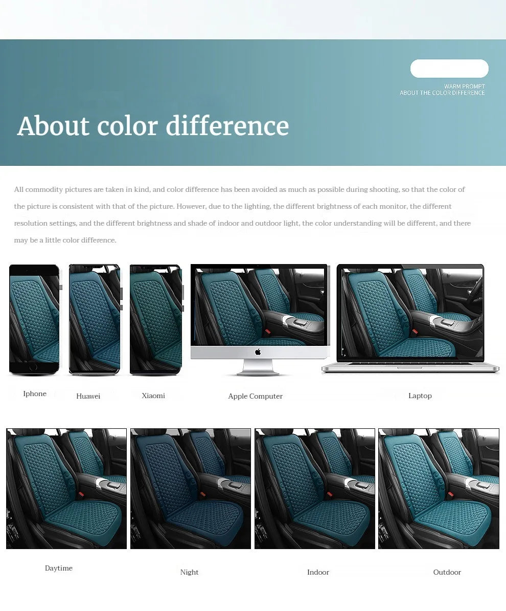 1pc Comfortable and Breathable Car Front Seat Cushion Simplicity  Front Premium Covers with Non-Slip Protector Fits Most  Cars