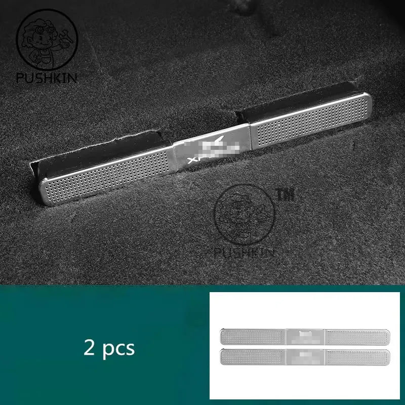 For Xpeng G6 2023 2024 2025 Under Seat Air Conditioning Vents Dust Covers Anti-blocking Air Outlet Protective Cover Accessories