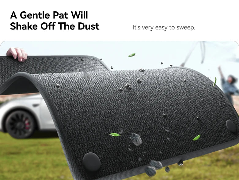 YZ TPE Car Floor Mats for Tesla Model 3 Y Highland Juniper 2019-2025 Luggage Mat Set Four Seasons Waterproof Anti-slip Trunk Mat