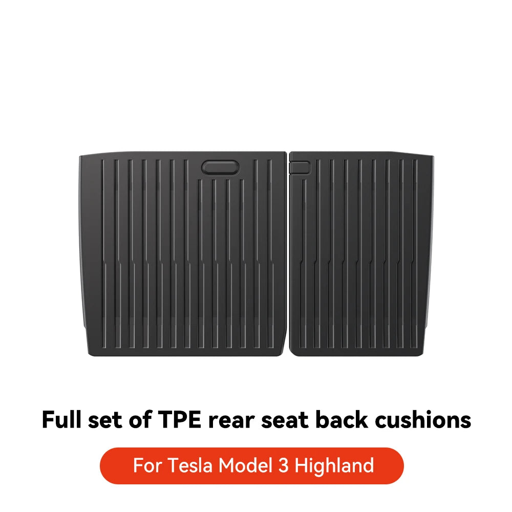 YZ TPE Car Floor Mats for Tesla Model 3 Y Highland Juniper 2019-2025 Luggage Mat Set Four Seasons Waterproof Anti-slip Trunk Mat