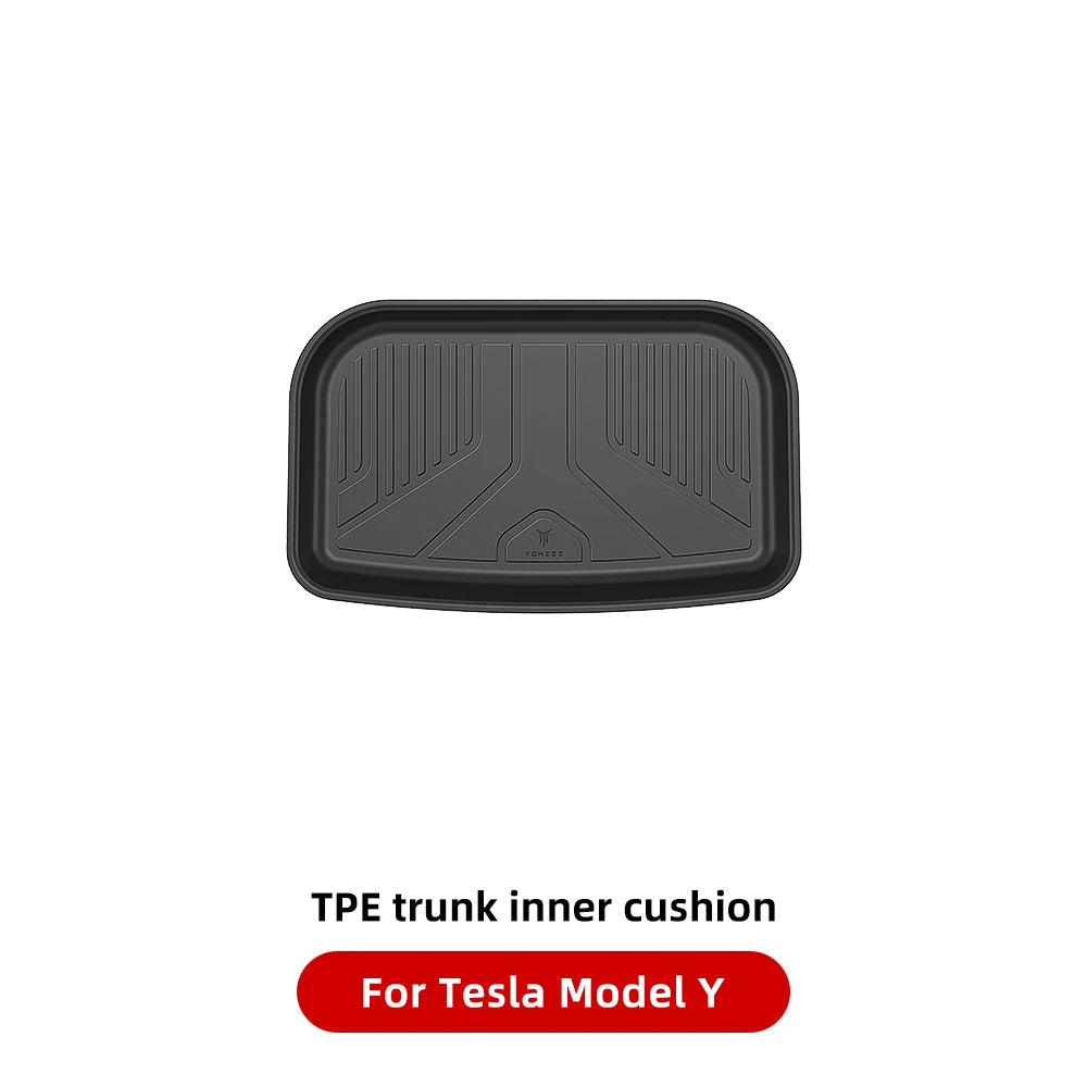 YZ For Tesla Model Y Model 3 All-Weather Waterproof TPE Seat Cover Foot Pad Trunk Mats 2021-2023 Tesla  Car Accessories